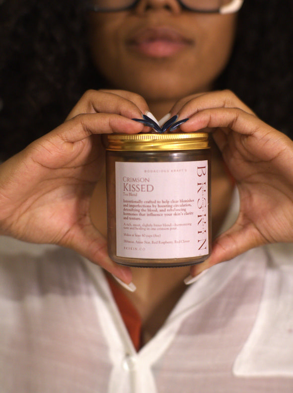 Crimson Kissed Tea (Hibiscus Blend)(beauty blend)