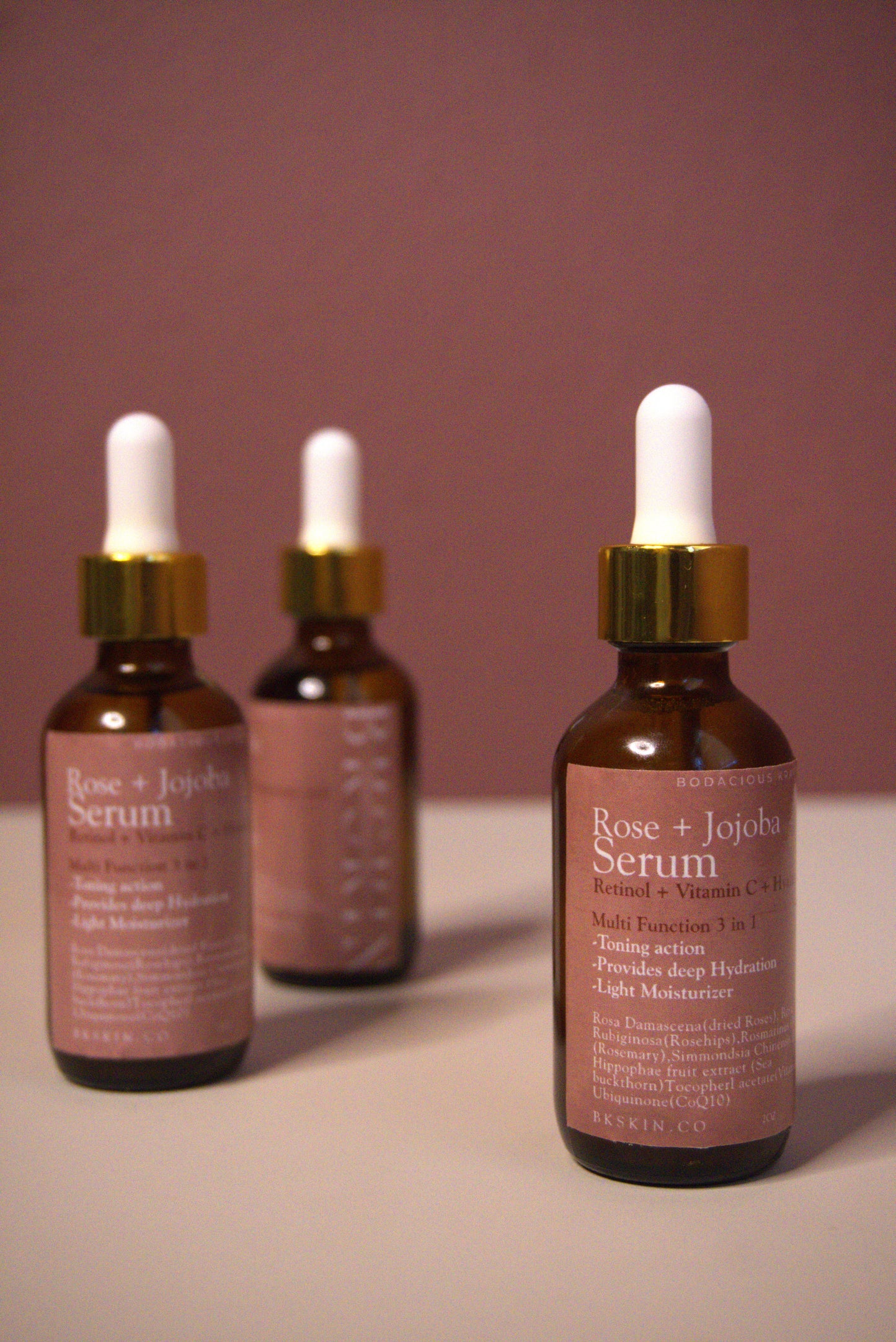 Rose & Jojoba Face & Body Revitalizing Serum