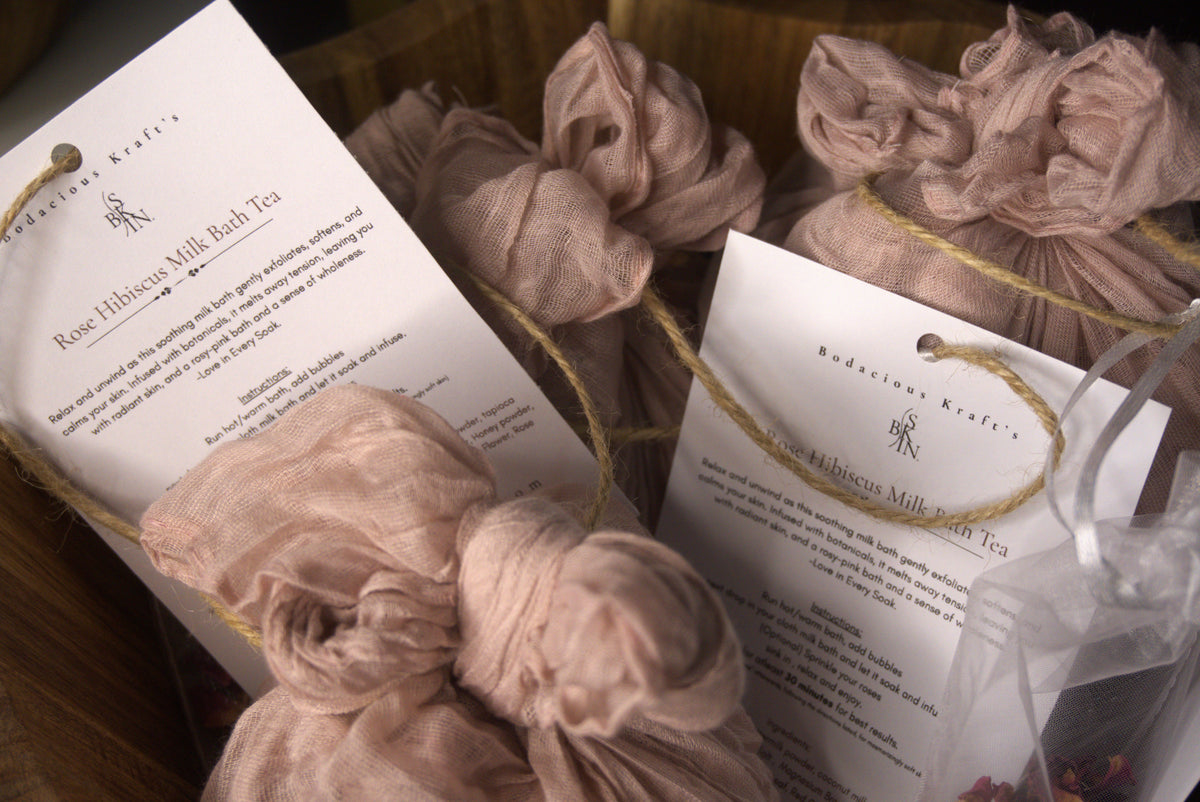 Rose Hibiscus Milk Bath Tea