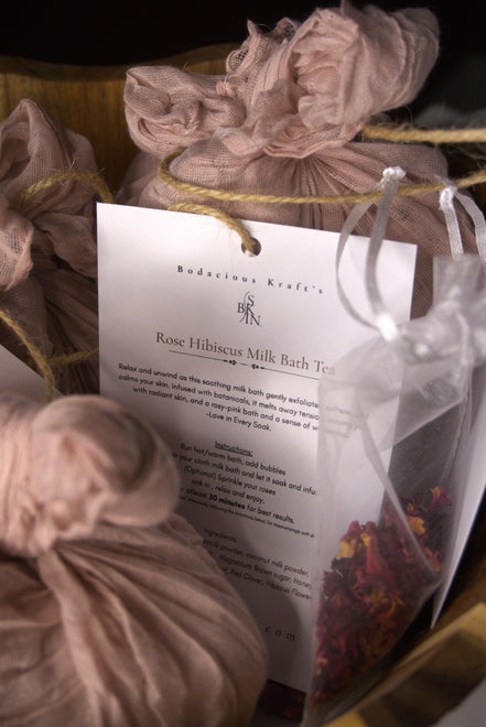 Rose Hibiscus Milk Bath Tea