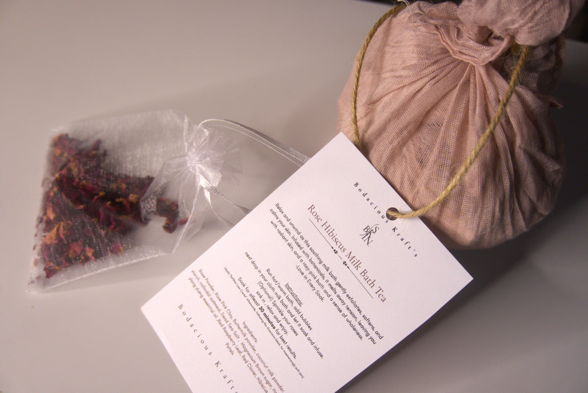 Rose Hibiscus Milk Bath Tea
