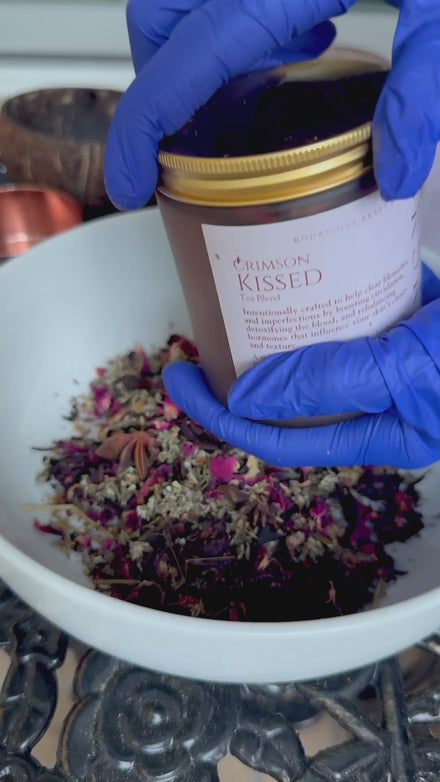 hibiscus herbal tea blend with dried citrus 